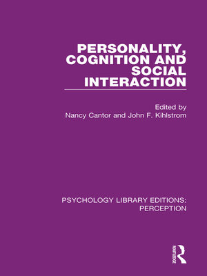cover image of Personality, Cognition and Social Interaction